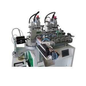 Machine d'impression sérigraphique UV LED 2 couleurs entièrement automatique, état neuf ou d'occasion, imprimante d'étiquettes et de cartes, plateau rotatif, moteur central - Product Image 6