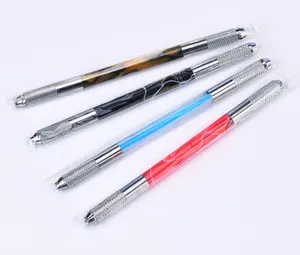 Permanent Makeup 3D Augenbrauen Tattoo Handbuch Stift Edelstahl Makeup Microb lading Pen Microb landing Pen Pluma Tattoo