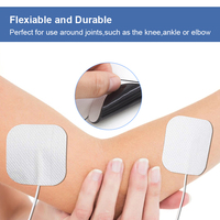 Électrodes réutilisables pour appareil de Massage Tens Pad, 10 pièces, usine de chine, remplacement pour appareil Ems