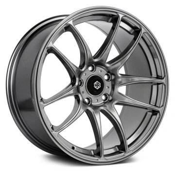 18 Inch R Tech Wheel New Aftermarket Design Silver Monoblock Deep Dish Forged Aluminum Alloy ...