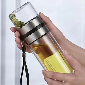 Bouteilles thermos et bouteilles d'eau à double paroi de qualité alimentaire séparant les tasses à thé et à eau avec infuseur à thé - Product Image 3
