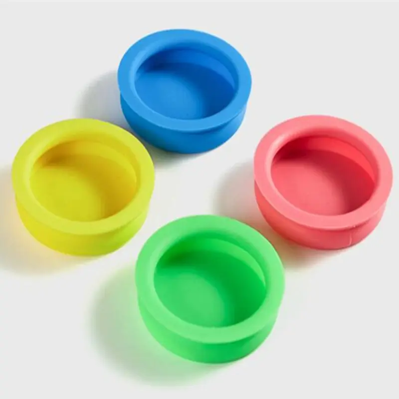 Hochwertiges Kinderzimmer Mehrfarbiger kollision sicherer Weich plastik gummi Kleider schrank Schuhs chrank Knopf