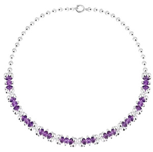 Collares con Colgante Touses, Cadena de Perlas de Imitación, Cadena de Eslabones de Cristal Multicolor, Chapado en Oro y Plata, Joyería de Moda para Mujer - Product Image 5