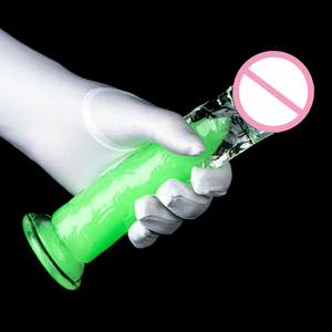 Saugnapf-<span class=keywords><strong>Dildo</strong></span> mit Leuchteffekt, Bunter Weicher Silikon-Realistischer Penis, <span class=keywords><strong>Mini</strong></span>-Dildos Sexspielzeug für Frauen zur Selbstbefriedigung - Product Image 3