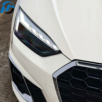 Vinyle de covering automobile blanc poivre brillant HD en PET/PVC moulé, rouleau complet 1,52x17m/5x60ft, vente en gros, direct usine, autocollants pour voiture