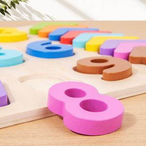 Creative Rainbow Number Puzzle Toy Multifunctional Educational Learning Game Early Math Cognition Tool for Toddlers Kids - Product Image 4