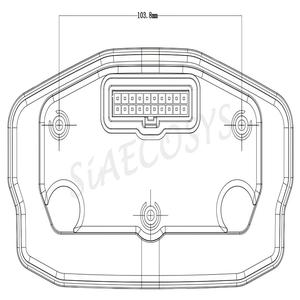 Bán hàng nóng có thể điều chỉnh dkd có thể-<span class=keywords><strong>bus</strong></span> LIN thông tin liên lạc tùy chọn LCD hiển thị cho votol điều khiển điện Scooter xe máy <span class=keywords><strong>Meter</strong></span> - Product Image 5