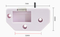 Serrure électronique Simple avec lecteur d'empreinte, verrou pour remplissage de meubles, casier et tiroir, pièces
