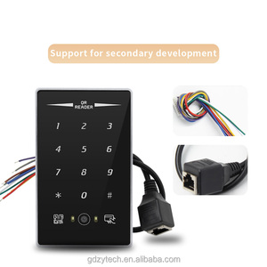 Machine de contrôle d'accès réseau avec clavier tactile, prise en charge des mots de passe, API TCP/<span class=keywords><strong>IP</strong></span> UDP MQTT RJ45, 20000 utilisateurs, carte IC 13,56 MHz, code QR dynamique - Product Image 1