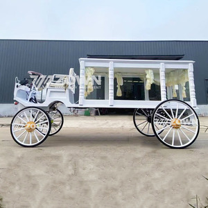Carroza Fúnebre Adaptada a la Región, Arrastrada por Caballos, con Espacio Interior Ajustable para Adaptarse a Diferentes Tamaños de Ataúdes y Demandas de Transporte - Product Image 3