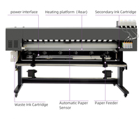 Imprimantes numériques textiles multifonctions 1,6 m, meilleures imprimantes à jet d'encre grand format pour draps, transfert par sublimation pour tissus