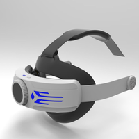 Tête de charge réglable de haute qualité avec plage de 12000mAh pour tête d'accessoire Meta Quest 3 VR