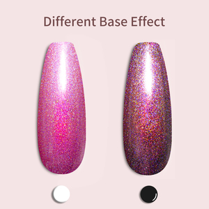 Esmalte de Uñas de Gel Holográfico con Brillo Diamante, Alta Pigmentación, Secado con Lámpara UV LED, Personalizable con Logotipo, Venta al Por Mayor - Product Image 2