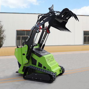 Envío Gratis 1 tonelada 1000 kg Somate China Minicargadora de orugas Dingo con plataforma para operador y accesorios - Product Image 5