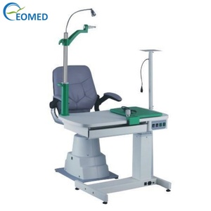 Table et chaise combinées ophtalmiques de qualité supérieure C-190B, table motorisée pour lampe à fente, pour hôpital - Product Image 1