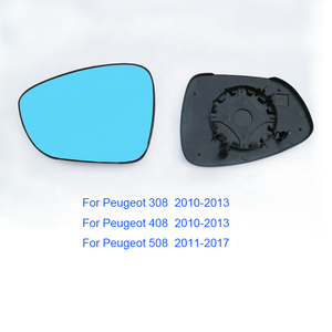 <span class=keywords><strong>Espejo</strong></span> retrovisor lateral para coche <span class=keywords><strong>Peugeot</strong></span>, cristal azul, 301, <span class=keywords><strong>308</strong></span>, 408, 508, 2010-2019, gran angular, antirreflejo, 1 par - Product Image 4