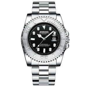 นาฬิกาข้อมือควอตซ์ผู้ชาย B930 รุ่นใหม่ ดีไซน์เท่ห์ พร้อมส่ง โลโก้สั่งทำได้ กระจกคุณภาพสูง กันน้ำ 3BAR สายสแตนเลส สไตล์สปอร์ต - Product Image 3