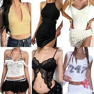 Vêtements en gros pour femmes : Balles de robes d'occasion, vêtements de haute qualité, stock de vêtements mixtes, styles variés, mode - Product Image 1