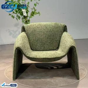 Fauteuil inclinable en cuir de luxe au design moderne en forme de crabe pour la maison, l'hôtel, la chambre, le bureau à domicile - à des fins de détente - Product Image 3