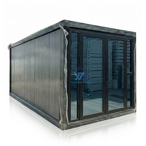 Casa Container Pieghevole di Lusso da 20 Piedi, Prefabbricata, Mobile, per Caffetteria o <span class=keywords><strong>Negozio</strong></span> di Fiori con Pareti in Vetro - Product Image 6