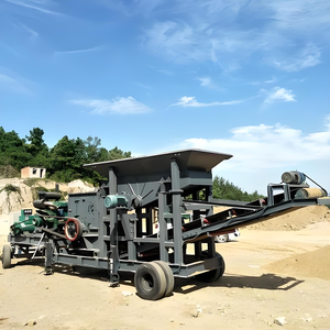 เครื่องบดกรวดเคลื่อนที่แบบกราม EU พร้อมเกียร์บ็อกซ์ กำลังการผลิต 40-260 ตัน/ชม. มอเตอร์ AC แบบพกพาสำหรับงานก่อสร้างและงานขุดแร่ - Product Image 1