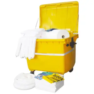 660L Wheeled Oil Spill Emergency Kit Apply To Marine