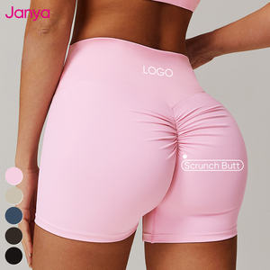 Женский спортивный костюм Janya 2025, дышащий однотонный спортивный костюм, Лидер продаж, комплект из 3 предметов для тренажерного зала и фитнеса, короткие брюки, шорты - Product Image 6