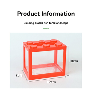 Mini Mini Bouwsteen Emmer Plastic Aquarium Voor Vissen - Product Image 6