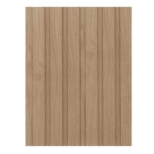Elegantes Paneles Decorativos Acanalados de MDF de 12 mm con Textura de Madera para Revestimiento de Paredes Interiores en Espacios Residenciales y Comerciales - Product Image 3