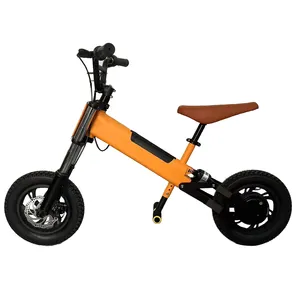 EU/UK Warehouse In Stock 2023 E Power Toy Bicycle 200W Kids Electric Balance Bike For Children 5 - 12 Year Old Boys