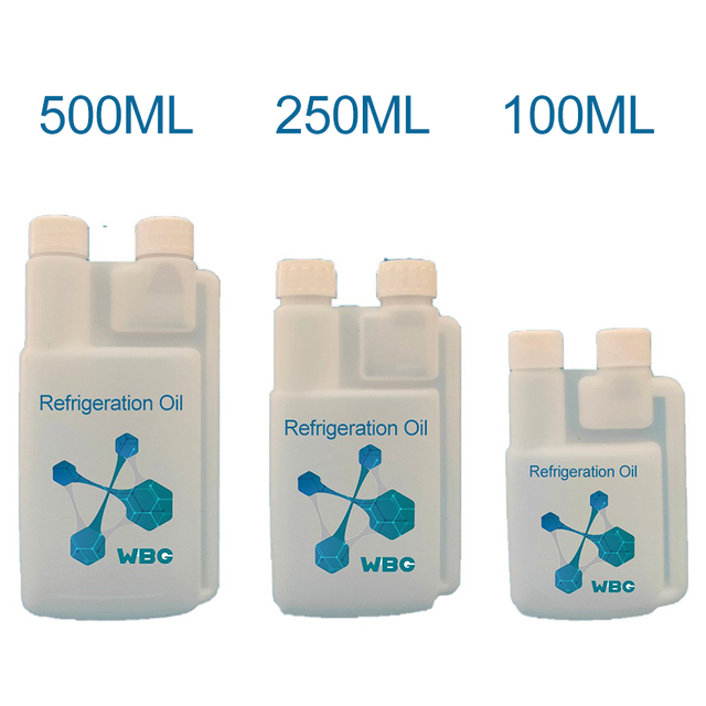 WBG 250ml 500ml WBG POE Polyolester Oil Industrial R134a Refrigeration Oil Air Condition Compressor Lubricant Oil