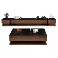 Meuble TV de style moderne et de luxe léger avec tiroirs de rangement, idéal pour salon européen et hôtel, prix de gros, dernière collection