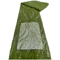NI.AI luxe perlé Net dentelle tissu mariée fleur maille brodé paillettes dentelle tissu avec perles pour robes femmes