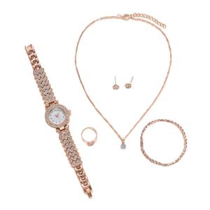 Luxury Jewellery Gift Box Set 5 Pieces Fashion Women <b>Necklace</b> Gift Set for Girl with <b>Watch</b> - Product Image 4