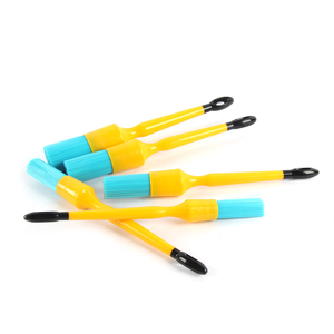 AUTO TIGER il nuovo set da 5 pezzi PBT Blue hard wire spazzola per la pulizia esterna dell'auto spazzola per <span class=keywords><strong>capelli</strong></span> spazzola per dettagli dell'auto per i dettagli della cura dell'auto - Product Image 4