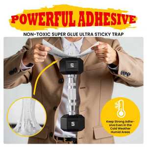 Trampa <span class=keywords><strong>de</strong></span> Gel para Cucarachas Más Vendida, Adhesivo Ultra Fuerte, No Tóxico, Ecológico, Solución <span class=keywords><strong>de</strong></span> Eliminación Rápida para Insectos Rasteadores - Product Image 3