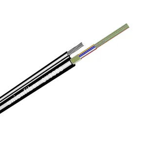 2-12 core kabel serat optik luar ruangan GYXTC8S serat optik PVC LSZH gyxtc8y ftth kabel serat gyxtc8s luar ruangan