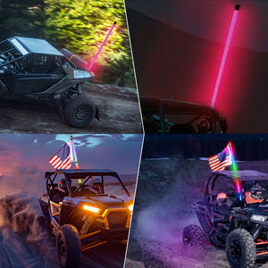 Nuova Luce LED Universale a Spirale da 3 Piedi, Luce RGB per Asta Portabandiera, per Veicoli Fuoristrada, Spiaggia, ATV, UTV, RZR - Product Image 6