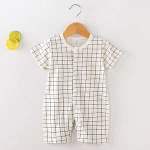 <span class=keywords><strong>Abbigliamento</strong></span> Estivo per Neonati Tutina in Cotone a Maniche Corte Sottile Lavorata a Maglia Casual Fornitura ODM Tutina Stampata per Bambini <span class=keywords><strong>3</strong></span>-<span class=keywords><strong>6</strong></span> <span class=keywords><strong>Mesi</strong></span> - Product Image 3