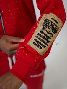 Sweat à capuche intégral personnalisé Yingling, coupe ample, imprimé, survêtement, automne, polaire technique écologique, coupe-vent pour homme - Product Image 2