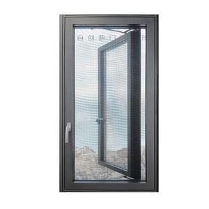 Fenêtres à battant en aluminium résistant aux chocs avec moustiquaire pour la maison - Product Image 4
