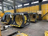 Bucket Screening Rotary Premium MONDE untuk Excavator, untuk Pemrosesan Tanah Liat dan Pemisahan Material