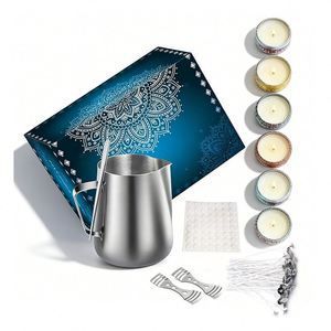 Collection de bougies en boîte métallique de luxe – Mélange de parfums naturels – Promotion de détail – Sélection de fêtes - Product Image 5