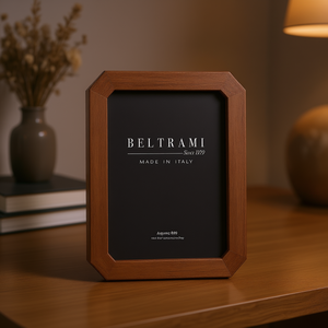 Marco de Fotos Rectangular Beltrami, Estructura de Madera, Plateado, con Grabado en Relieve, Hecho en Italia - Product Image 3