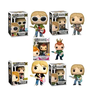 10 см Funkos Pop kurt cobain супер звезда ПВХ Поделки Подарочные наборы фигурки для фанатов детские игрушки Q Версия