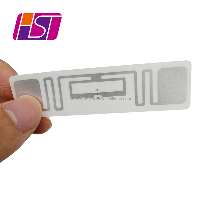 Printable Waterproof Rfid Tag 860-960mhz UCODE 9 73*20mm UHF RFID Self-adhesive Sticker for Asset Tracking Management