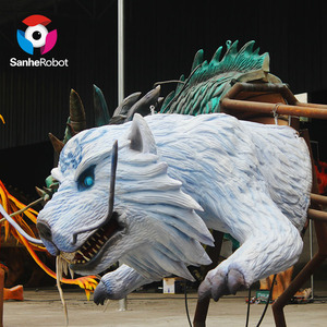 Thứ Hai Tay Thiết Bị Giải Trí Hổ Trắng Cho Khuyến Mãi Nhân Tạo Cử Động Vật Thực Tế Cuộc Sống Kích Thước Sư Tử Mô Hình Động Vật - Product Image 4