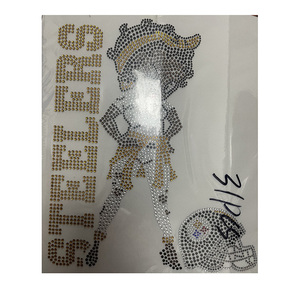 Factory Direct Wholesale Pittsburgh <strong>Terrible</strong> Towel Rhinestone Transfer Customizable Steeler Transfer for T-<strong>shirt</strong> - Product Image 4