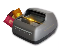 Scanner de passeport avec interface USB 2.0, caméra HD 5.0 MP, vitesse de numérisation de 2 secondes, pour utilisation en aéroport/hôtel, carte d'identité, permis de conduire