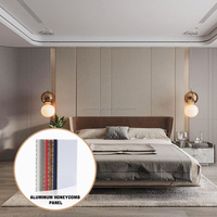 Panneau mural intérieur haut de gamme, non toxique et sans formaldéhyde, revêtement entièrement en aluminium avec isolation thermique